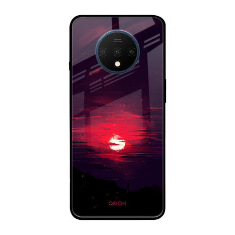 Morning Red Sky OnePlus 7T Glass Cases & Covers Online