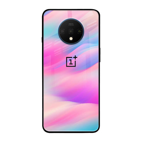 Colorful Waves OnePlus 7T Glass Cases & Covers Online