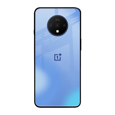 Vibrant Blue Texture OnePlus 7T Glass Back Cover Online