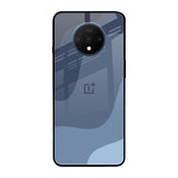 Navy Blue Ombre OnePlus 7T Glass Back Cover Online