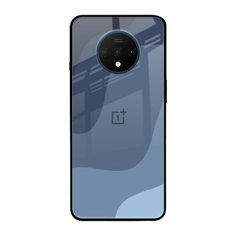 Navy Blue Ombre OnePlus 7T Glass Back Cover Online