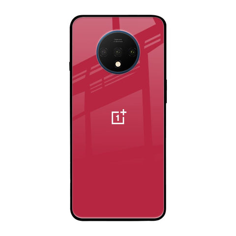 Solo Maroon OnePlus 7T Glass Back Cover Online