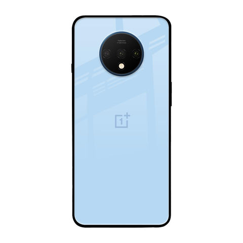 Pastel Sky Blue OnePlus 7T Glass Back Cover Online