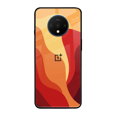 Magma Color Pattern OnePlus 7T Glass Back Cover Online