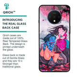 Radha Krishna Art Glass Case for OnePlus 7T