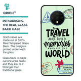 Travel Stamps Glass Case for OnePlus 7T