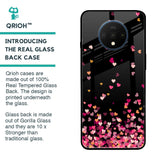 Heart Rain Fall Glass Case For OnePlus 7T