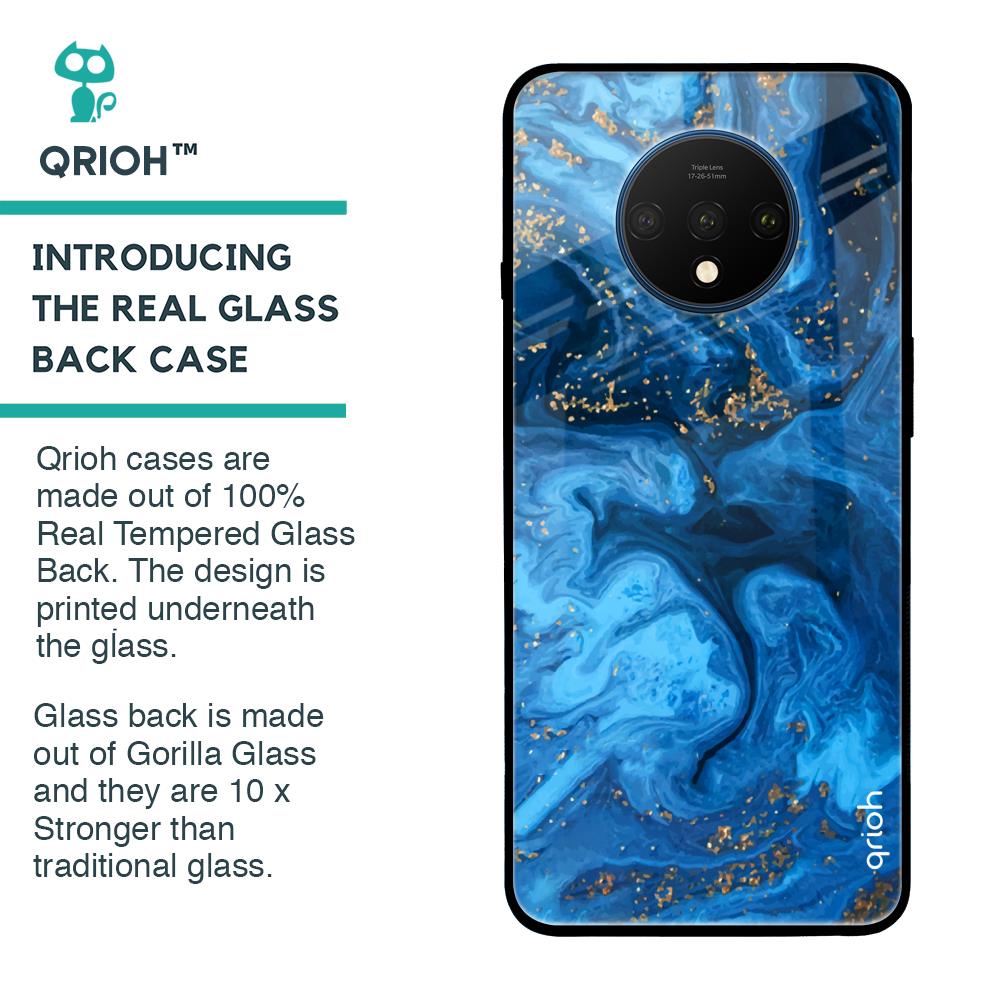 Gold Sprinkle Glass case for OnePlus 7T