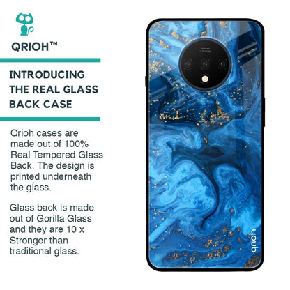 Gold Sprinkle Glass case for OnePlus 7T