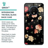 Black Spring Floral Glass Case for OnePlus 7T