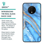 Vibrant Blue Marble Glass Case for OnePlus 7T