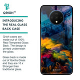 Multicolor Oil Painting Glass Case for OnePlus 7T