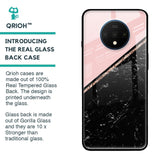 Marble Texture Pink Glass Case For OnePlus 7T