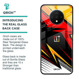 Race Jersey Pattern Glass Case For OnePlus 7T