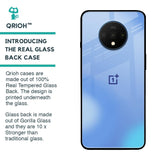 Vibrant Blue Texture Glass Case for OnePlus 7T