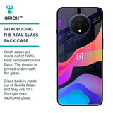 Colorful Fluid Glass Case for OnePlus 7T