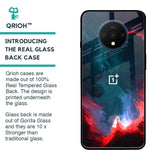 Brush Art Glass Case For OnePlus 7T