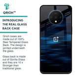 Blue Rough Abstract Glass Case for OnePlus 7T