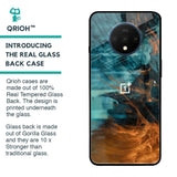 Golden Splash Glass Case for OnePlus 7T