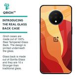 Magma Color Pattern Glass Case for OnePlus 7T
