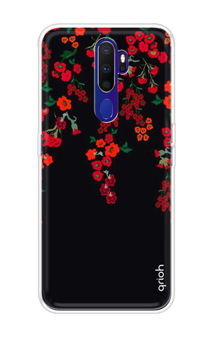 Floral Deco Oppo A9 2020 Back Cover