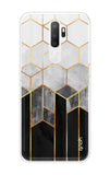 Hexagonal Pattern Oppo A5 2020 Back Cover