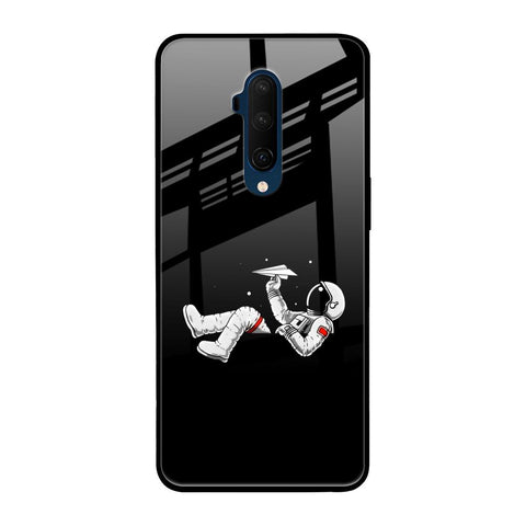 Space Traveller OnePlus 7T Pro Glass Back Cover Online