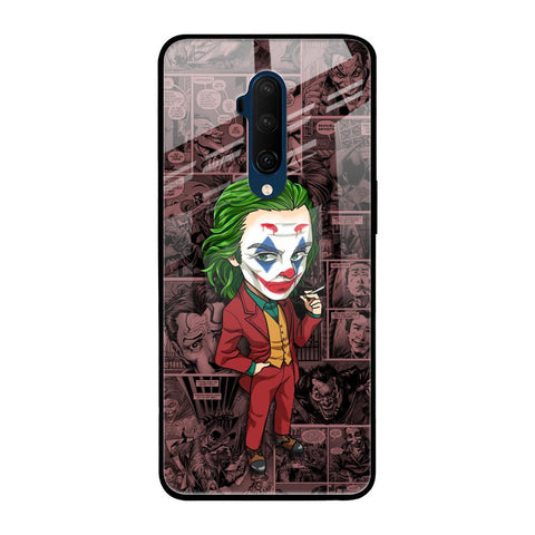 Joker Cartoon OnePlus 7T Pro Glass Back Cover Online