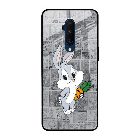Cute Baby Bunny OnePlus 7T Pro Glass Back Cover Online