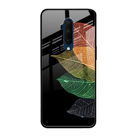 Colorful Leaves OnePlus 7T Pro Glass Back Cover Online