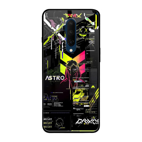 Astro Glitch OnePlus 7T Pro Glass Back Cover Online