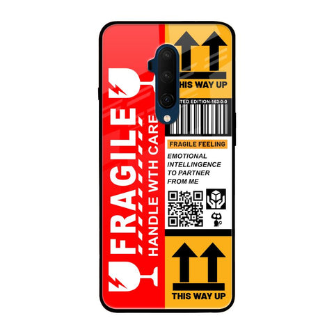 Handle With Care OnePlus 7T Pro Glass Back Cover Online