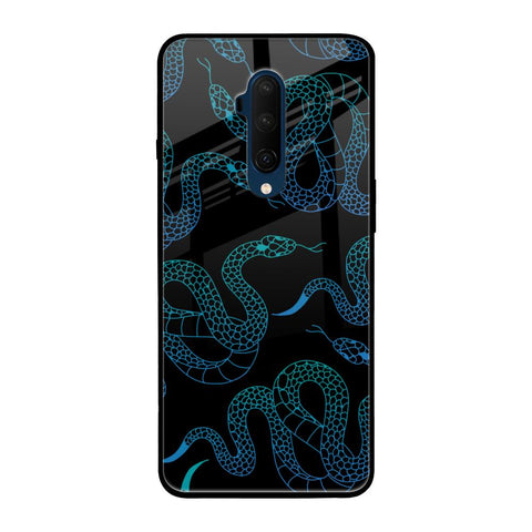 Serpentine OnePlus 7T Pro Glass Back Cover Online