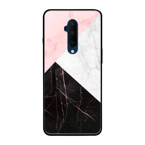 Marble Collage Art OnePlus 7T Pro Glass Back Cover Online