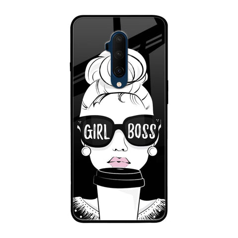 Girl Boss OnePlus 7T Pro Glass Back Cover Online