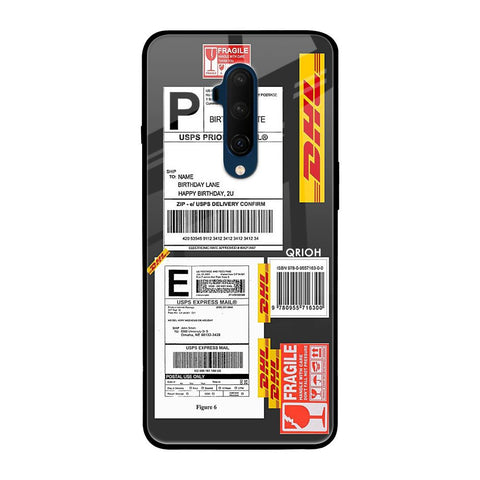 Cool Barcode Label OnePlus 7T Pro Glass Back Cover Online