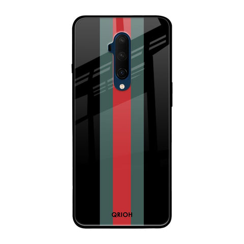 Vertical Stripes OnePlus 7T Pro Glass Back Cover Online