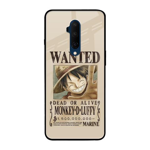 Luffy Wanted OnePlus 7T Pro Glass Back Cover Online