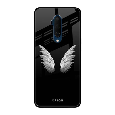 White Angel Wings OnePlus 7T Pro Glass Back Cover Online