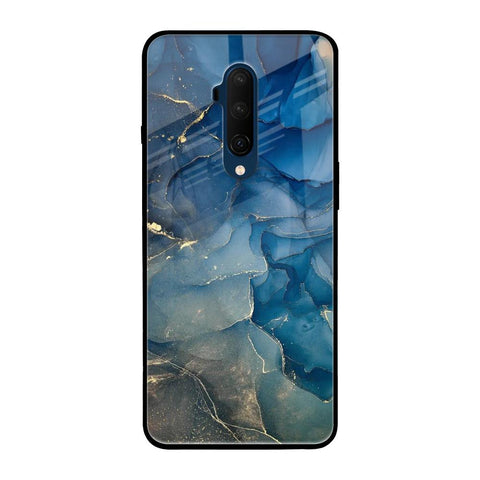 Blue Cool Marble OnePlus 7T Pro Glass Back Cover Online