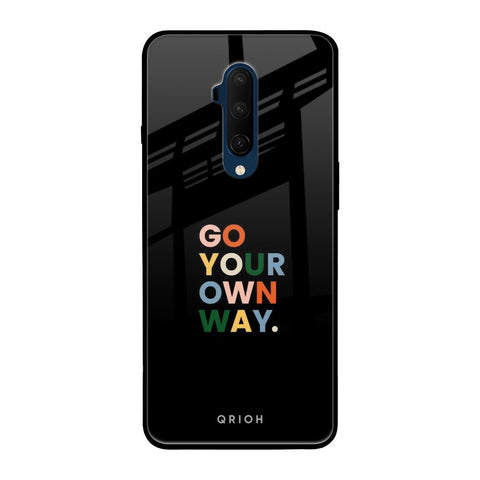 Go Your Own Way OnePlus 7T Pro Glass Back Cover Online