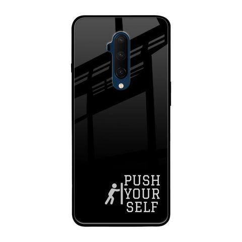 Push Your Self OnePlus 7T Pro Glass Back Cover Online