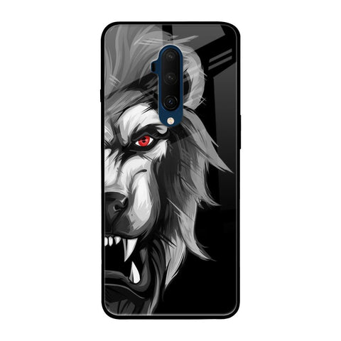 Wild Lion OnePlus 7T Pro Glass Back Cover Online