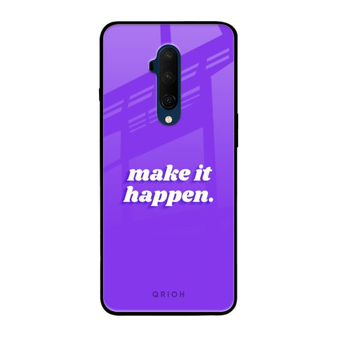 Make it Happen OnePlus 7T Pro Glass Back Cover Online