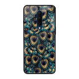 Peacock Feathers OnePlus 7T Pro Glass Cases & Covers Online