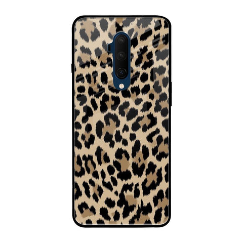 Leopard Seamless OnePlus 7T Pro Glass Cases & Covers Online