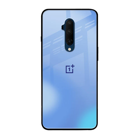 Vibrant Blue Texture OnePlus 7T Pro Glass Back Cover Online