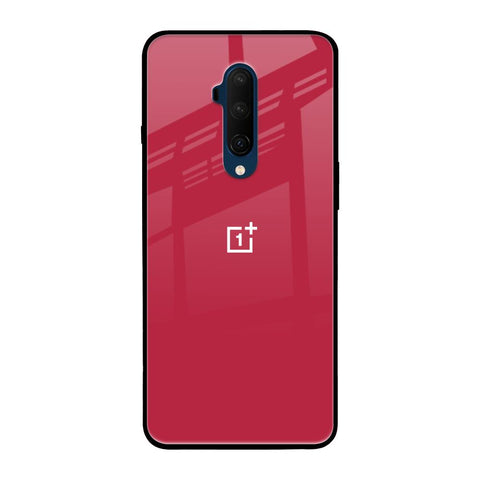 Solo Maroon OnePlus 7T Pro Glass Back Cover Online