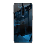 Polygonal Blue Box OnePlus 7T Pro Glass Back Cover Online