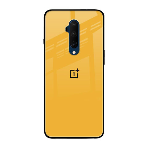 Fluorescent Yellow OnePlus 7T Pro Glass Back Cover Online
